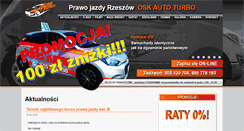 Desktop Screenshot of oskautoturbo.pl